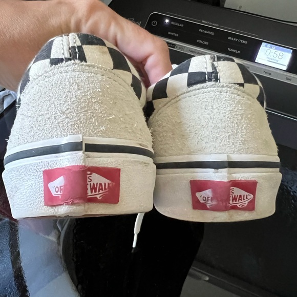 Vans old skool checkerboard sneakers unisex suede mens 5 womens 6.5 ex cond - Picture 5 of 6